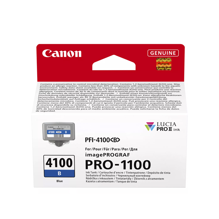 Canon Pro 100 Ink Cartridges Canon PFI-4100 Genuine Chroma Optimizer Ink Tank - 80mL For ImagePROGRAF PRO-1100 Printers Canon Chroma Optimizer Ink