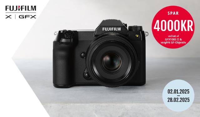 Fujifilm GFX100S II med obektiv kampagne