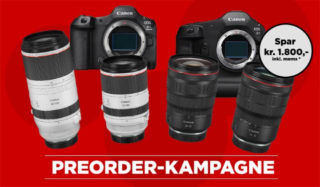 Canon preorder kampagne