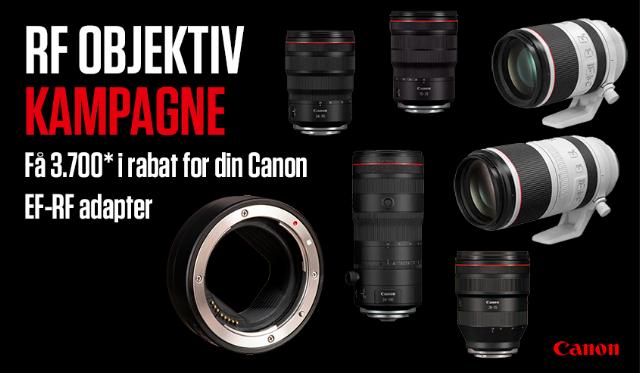 Canon RF objektiv kampagne