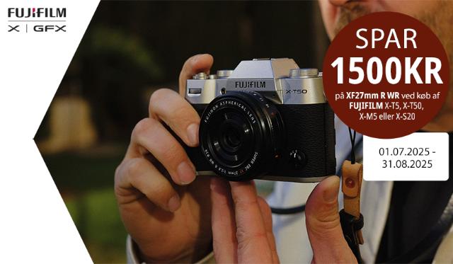 Fujifilm XF 27mm bundle kampagne