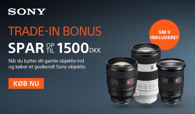Sony Trade-in Bonus kampagne banner
