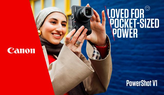 Canon Powershot V1 Tilbud banner