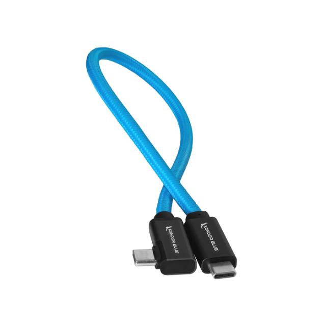 KONDOR BLUE USB-C - USB-C, RIGHT ANGLE 30CM