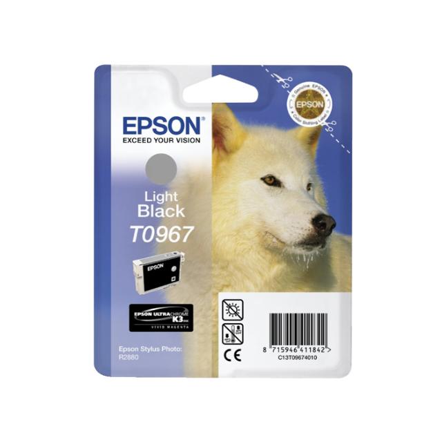 EPSON* T0967 LIGHT BLACK FOR 2880