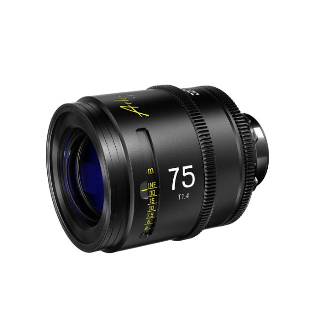 DZO ARLES 75MM PRIME CINE LENS, PL MOUNT METER