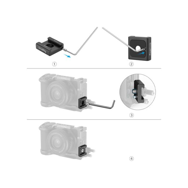 SMALLRIG 5032 ANTI-TWIST COLD SHOE MOUNT 2PCS