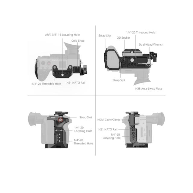 SmallRig 5587 Cage for Sony FX2