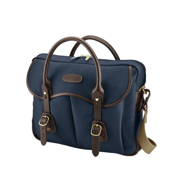 BILLINGHAM THOMAS BRIEF CASE - NAVY/ CHOCOLATE