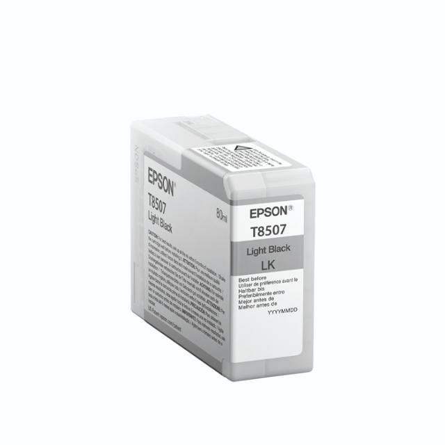 EPSON T8507 LIGHT BLACK FOR P800 80ML