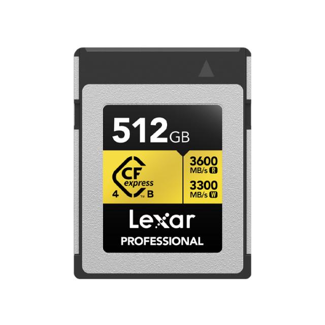 LEXAR CFEXPRESS PRO  512GB TYPE-B R3600/W3300