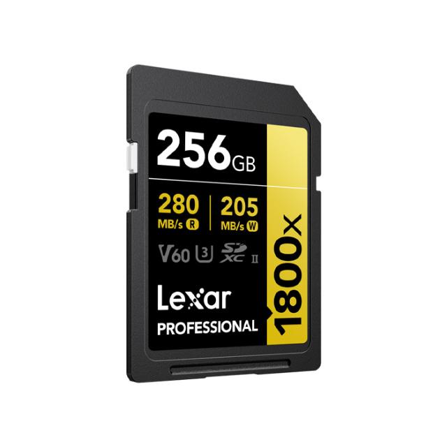 LEXAR SD 256GB U3 V60 UHS-II R280/W210