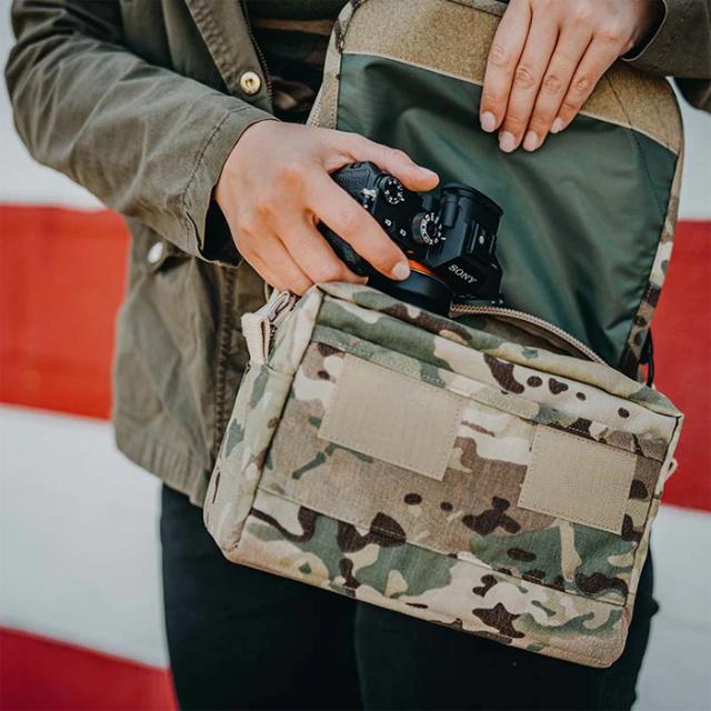 F-5XB SHOULDER BELT BAG CORDURA CAMOUFLAGE