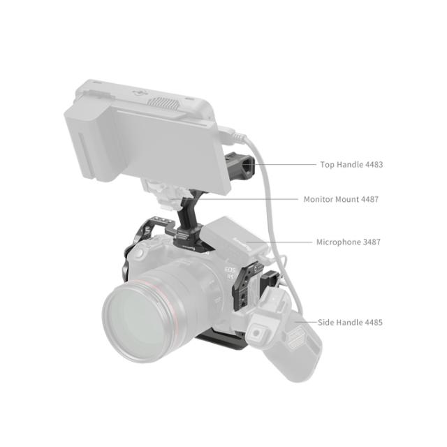 SMALLRIG 5029 HAWKLOCK QR CAGE KIT FOR CANON R5 II