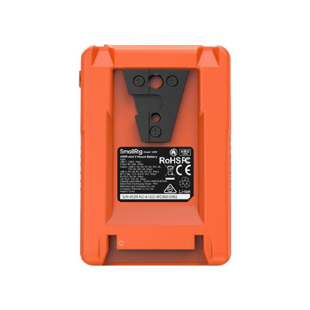 SMALLRIG 4929 V-MOUNT BATTERY MINI VB99 ORANGE