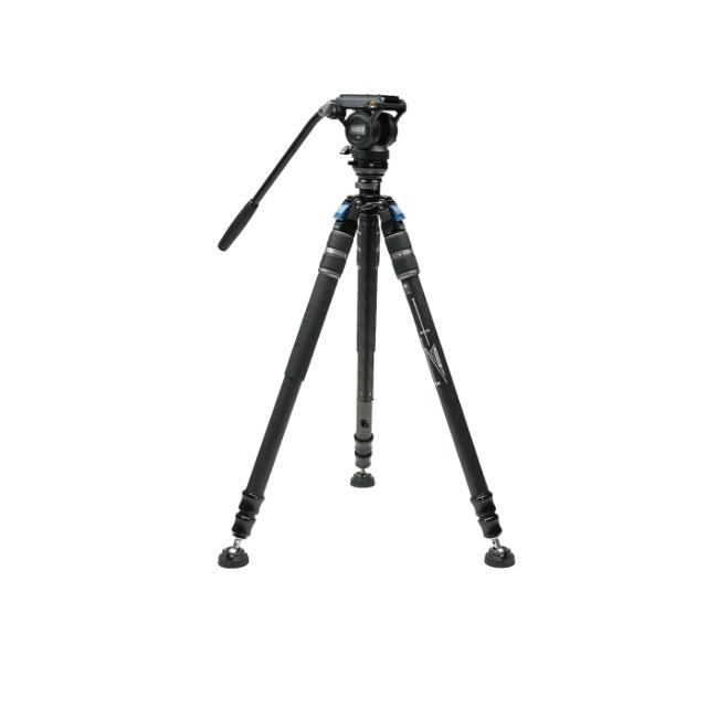 Sirui One Step Height Adjustment Carbon Video Trip