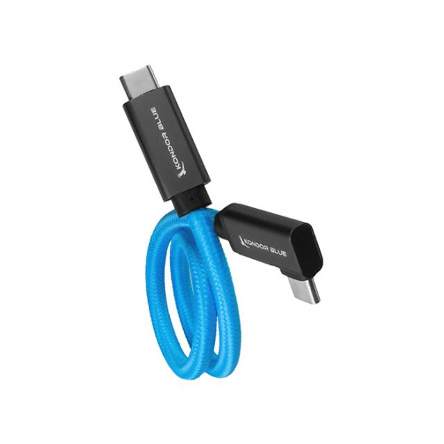 KONDOR BLUE USB-C - USB-C, RIGHT ANGLE 30CM