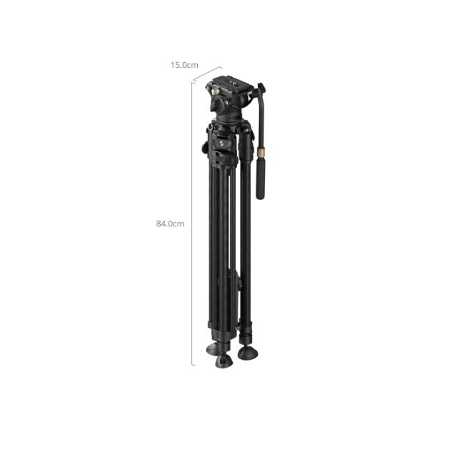 SmallRig 5201 Video Carbon Fiber Tripod Kit AD-50 