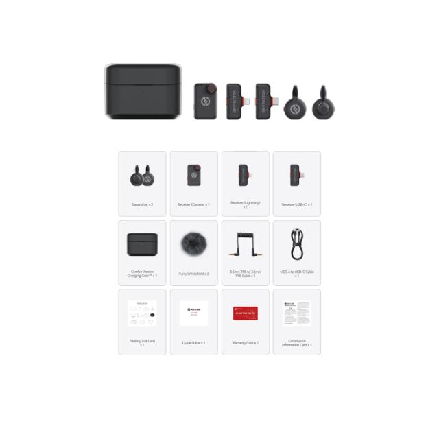HOLLYLAND LARK M2S ULT. COMBO WIRELESS MICROPHONE