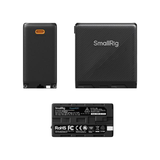 SMALLRIG 4469 BATT USB-C RECHARGABLE NP-F970 BLACK