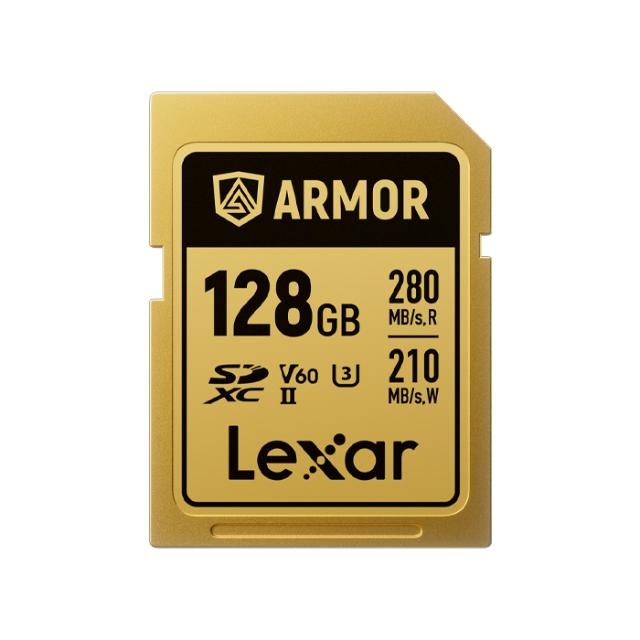 LEXAR SD 128GB U3 V60 UHS-II R280/W210 ARMOR