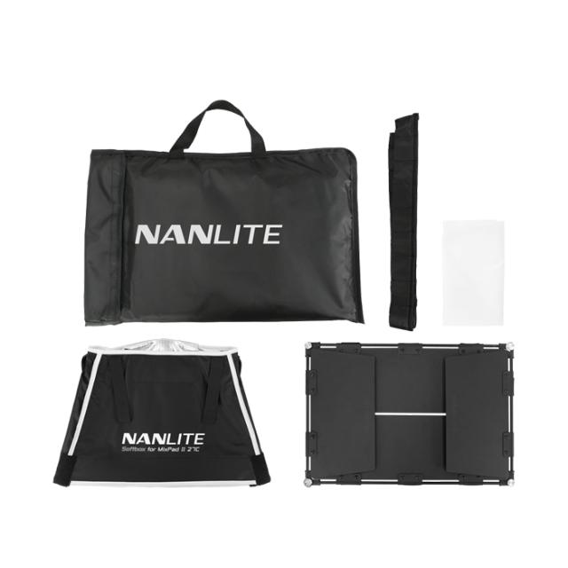 NANLITE BARNDOOR WITH SOFTBOX FOR MIXPAD 27C II