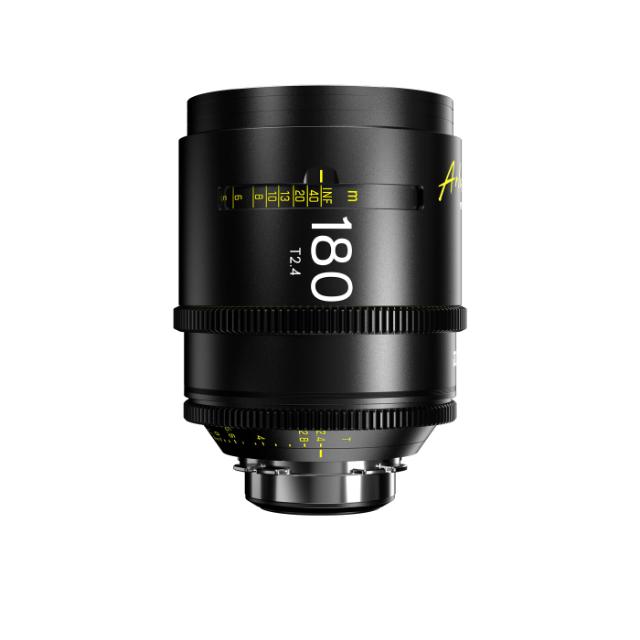 DZO ARLES 180MM PRIME CINE LENS, PL MOUNT METER