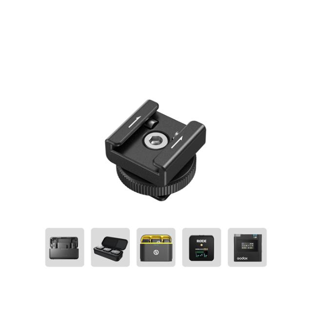 SMALLRIG 4822 WIRELESS MIC SUPPORT WITH COLD SHOE