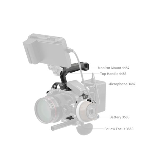 SMALLRIG 5029 HAWKLOCK QR CAGE KIT FOR CANON R5 II