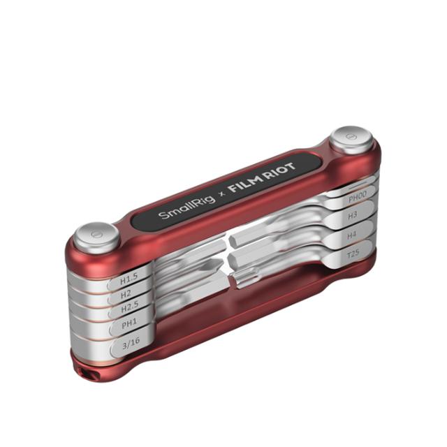 SMALLRIG 4813 FILM RIOT 10-IN-1 WRENCH, RED