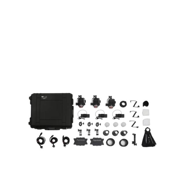 APUTURE STORM 80C 3-LIGHT KIT