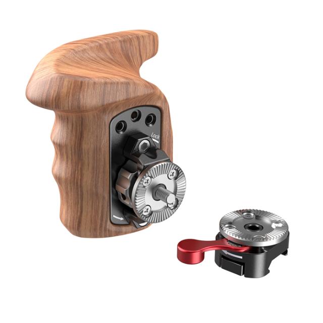 SMALLRIG 2117 RIGHT SIDE WOODEN GRIP W/ NATO MOUNT