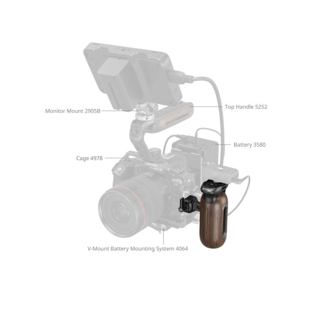 SmallRig 5239 NATO Wooden Side Handle
