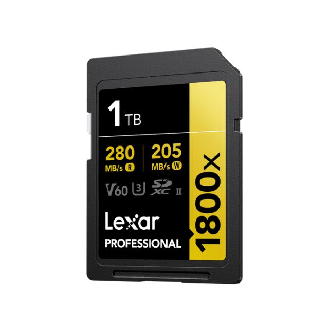 LEXAR SD 1TB U3 V60 UHS-II R280/W210