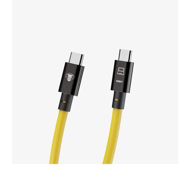 COBRAUNION USB-C TO USB-C STRAIGHT 10M, 5G YELLOW