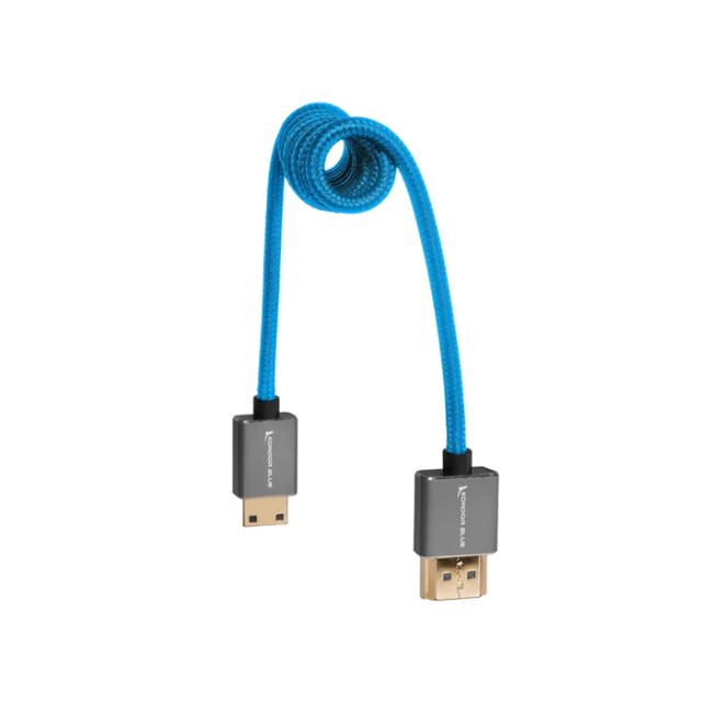 KONDOR BLUE COILED MINI HDMI TO FULL HDMI 12-24