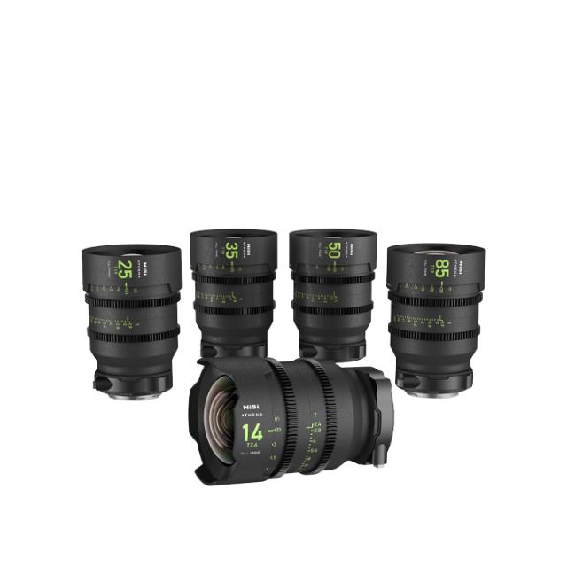 NISI CINE LENS SET ATHENA PRIME E-MOUNT 14/25/35/50/85