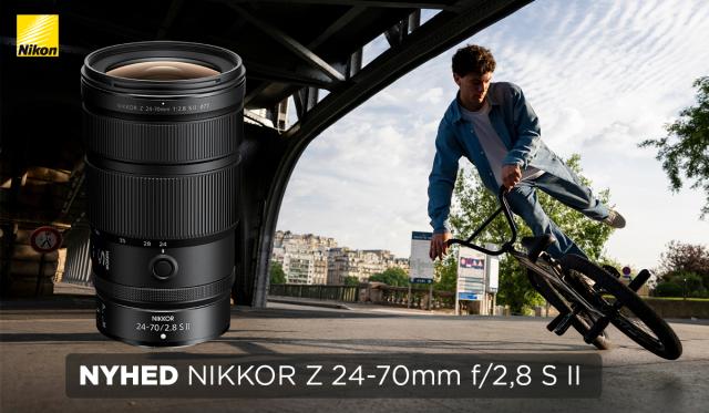 Nyhed Nikkor Z 24-70mm f/2,8 S II banner
