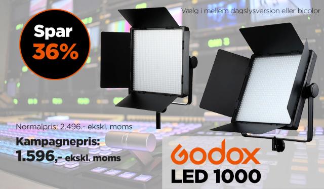 Godox LED1000 kampagne