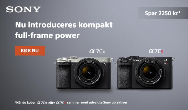 Sony a7CII og a7CR intro kampagne