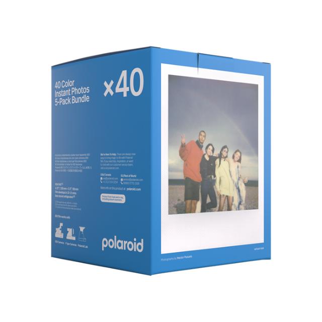 POLAROID COLOR FILM FOR 600 5-PACK
