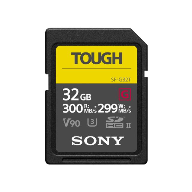 SONY SD TOUGH 32GB SF-G 300/299MB/S SDX UHS-II