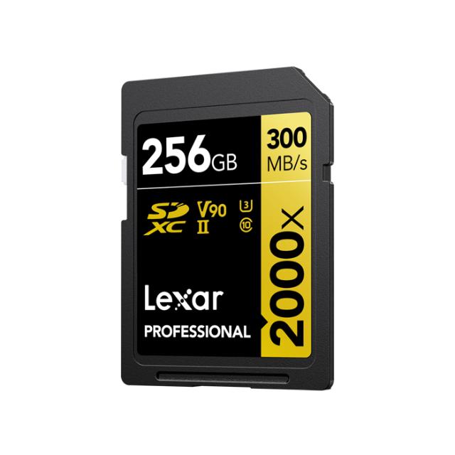 LEXAR SD 256GB U3 V90 UHS-II R300/W260