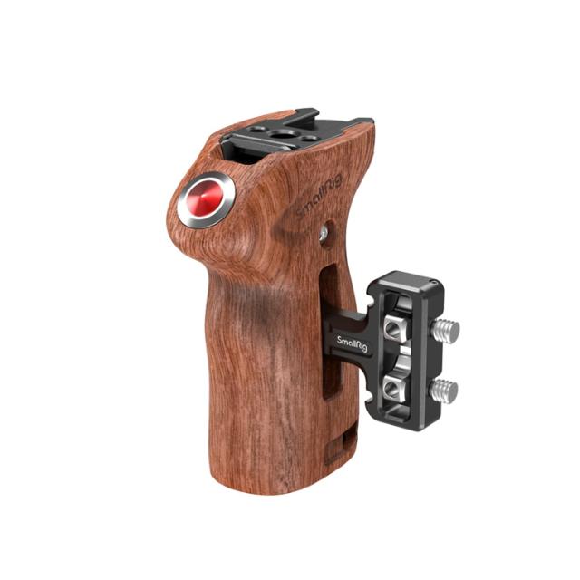 SMALLRIG 3323 SIDE HANDLE WOOD WITH REMOTE TRIGGER