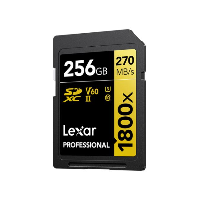 LEXAR SD 256GB U3 V60 UHS-II R270/W180