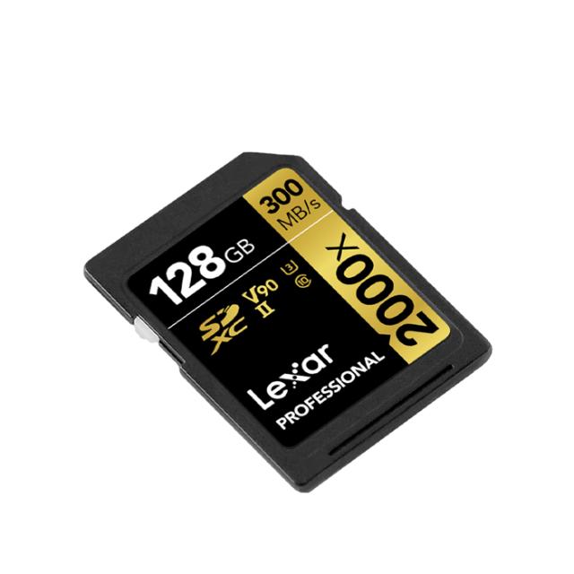 LEXAR SD 128GB U3 V90 UHS-II R300/W260
