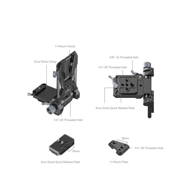 SMALLRIG 4064 COMP. V-MOUNT BATTERY MOUNTING SYST.