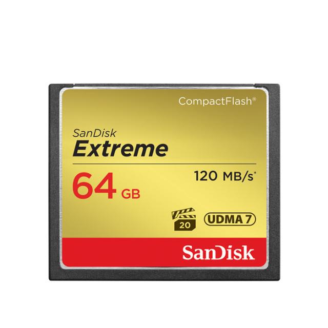 SANDISK CF 64 GB EXTREME 120MB/S