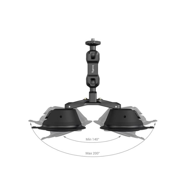 SMALLRIG 3566 SUCTION CUP DUAL WITH CAMERA MOUNT