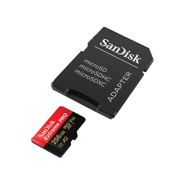 SANDISK MICROSDXC EXTREME PRO 256GB 200MB/S A2 C10